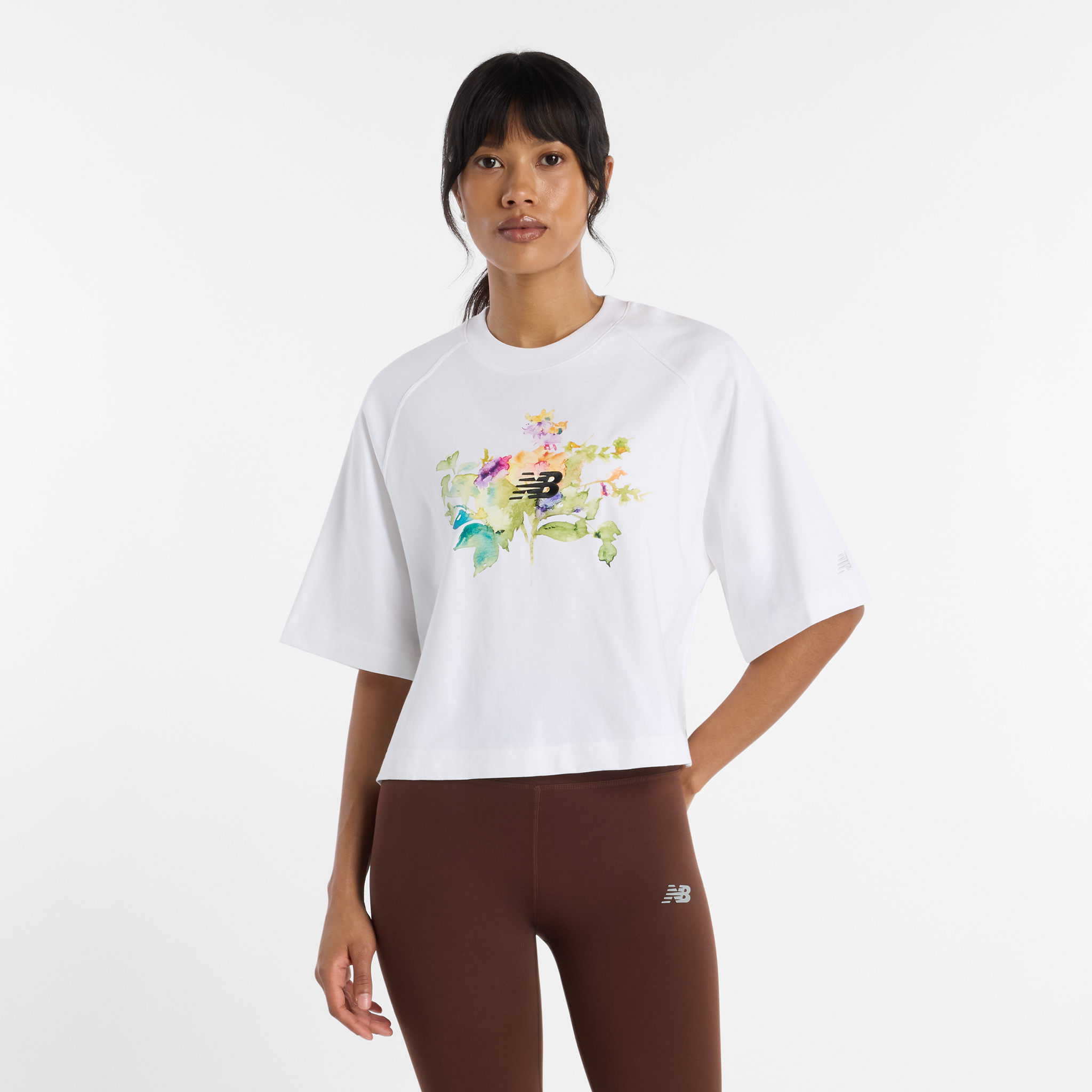 

Dámské tričko New Balance WT61371RWT – bílé