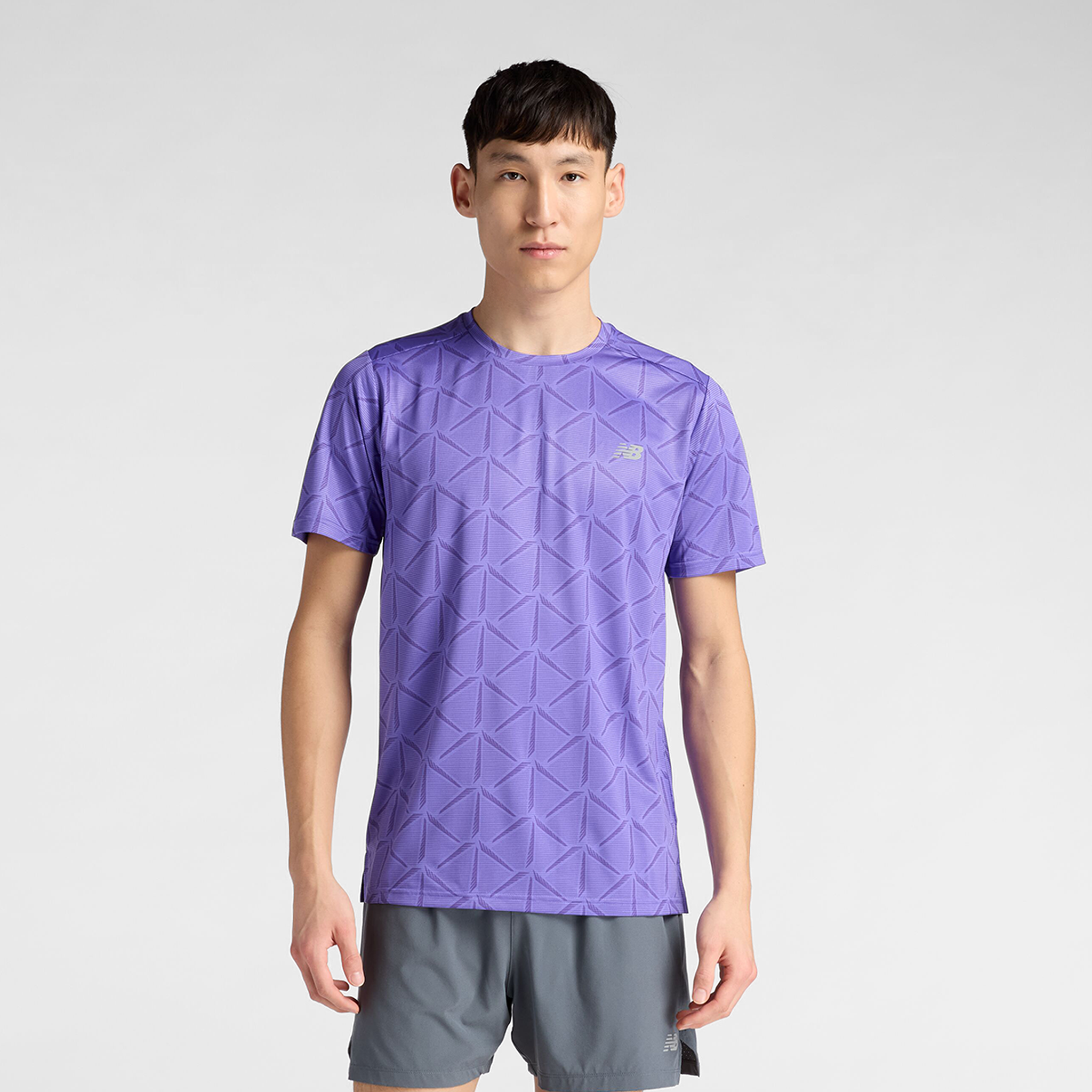 

Pánské tričko New Balance MT6116OHEPU – fialové