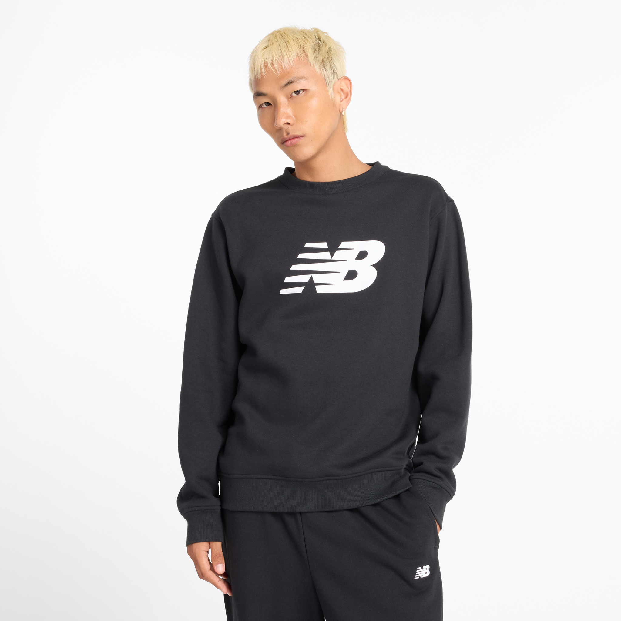 Pánská mikina New Balance MT43905BK – černé