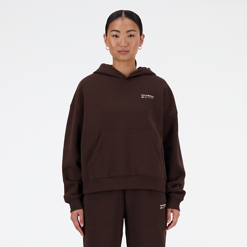 

Dámská mikina New Balance WT33531KCF – hnědý