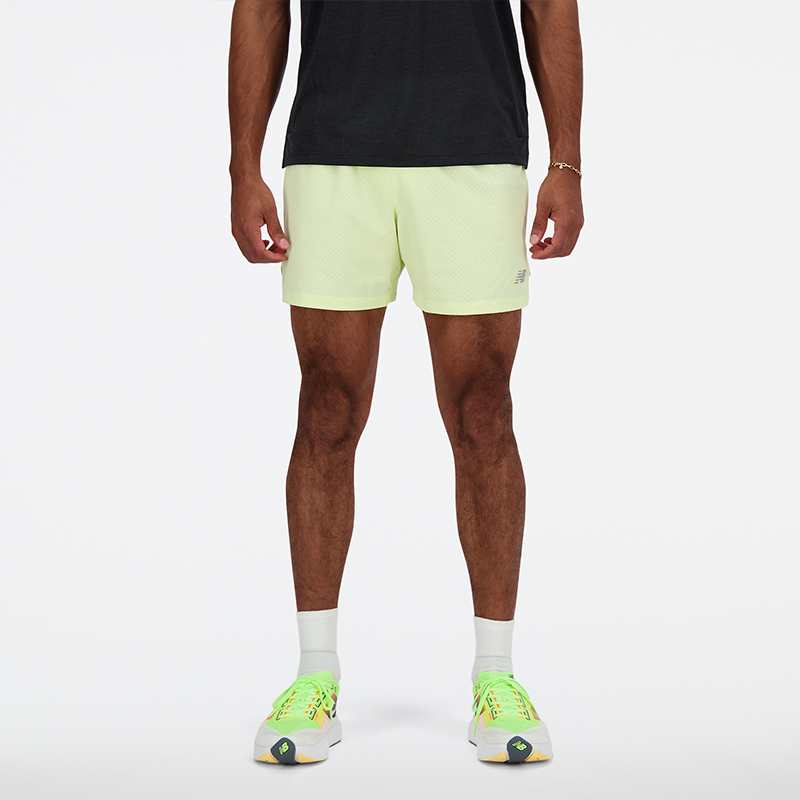 

Pánské šortky New Balance MS41286LLT – žluté