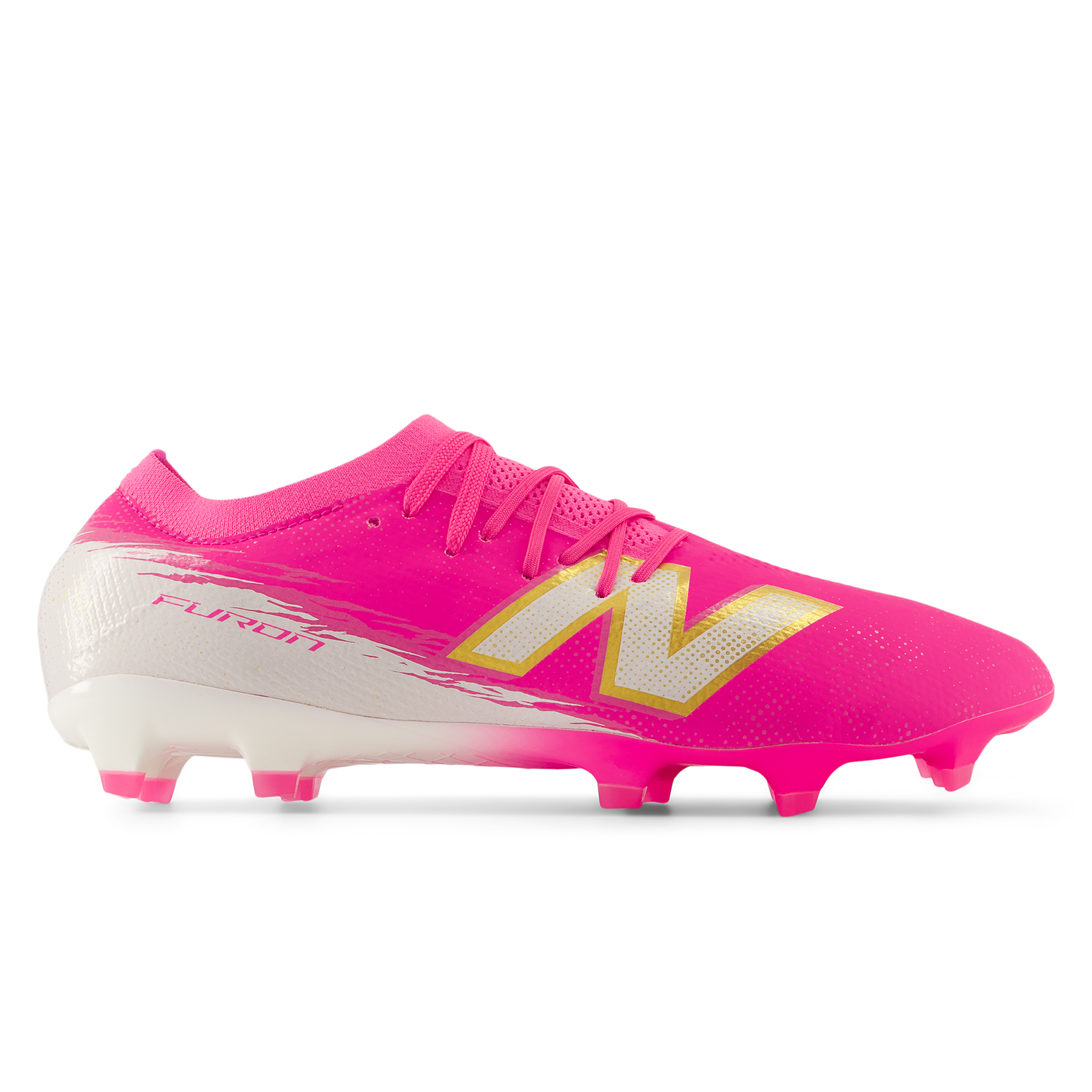 

Pánské kopačky New Balance FURON PRO FG V8 UF2F221 – růžové