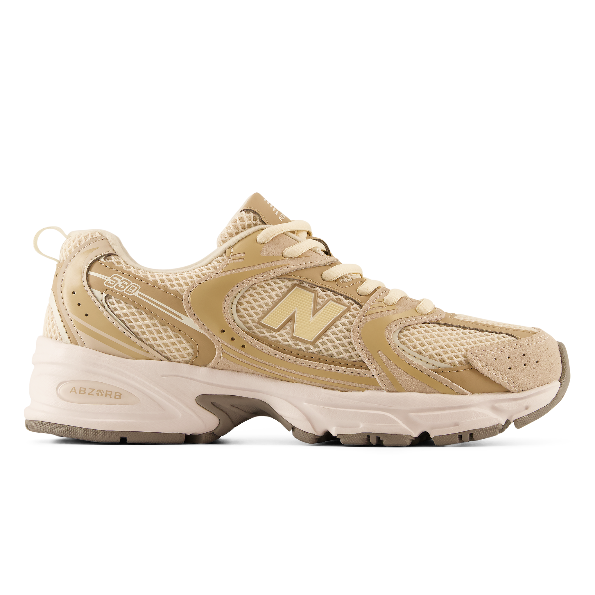 

Dětské boty New Balance G5303QO – béžové