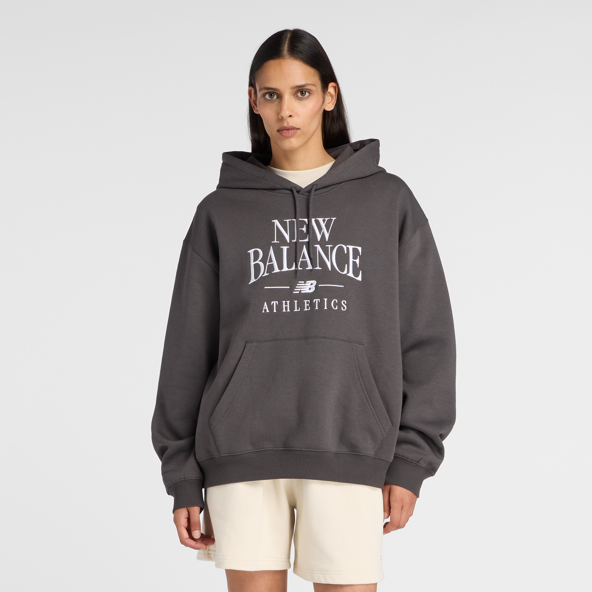 

Dámská mikina New Balance WT61U6QSABR – šedé
