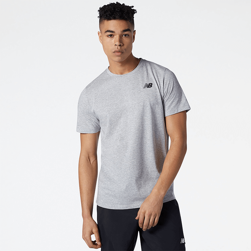 Levně Pánské tričko New Balance MT11070AG – šedé