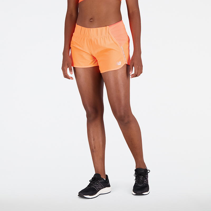 

Dámské šortky New Balance WS21267NDF – oranžová