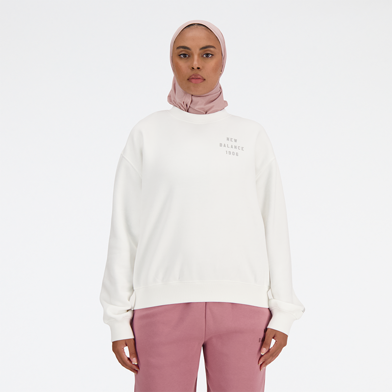

Dámská mikina New Balance WT41517WT – bílé