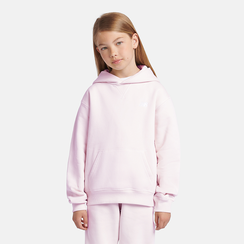 

Dětská mikina New Balance LAKG0003LIR – růžové