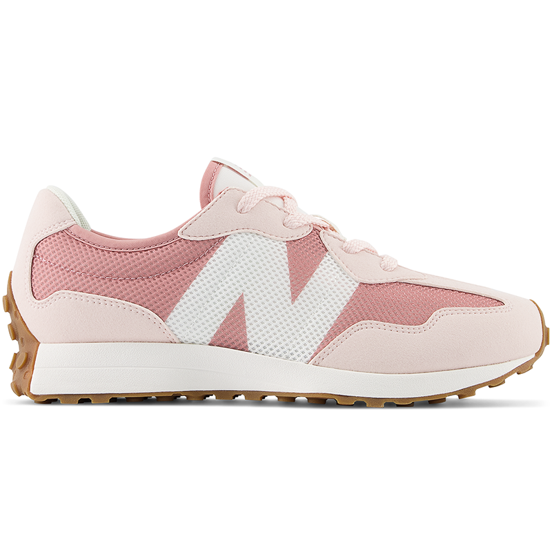 

Dětské boty New Balance GS327MG – růžové