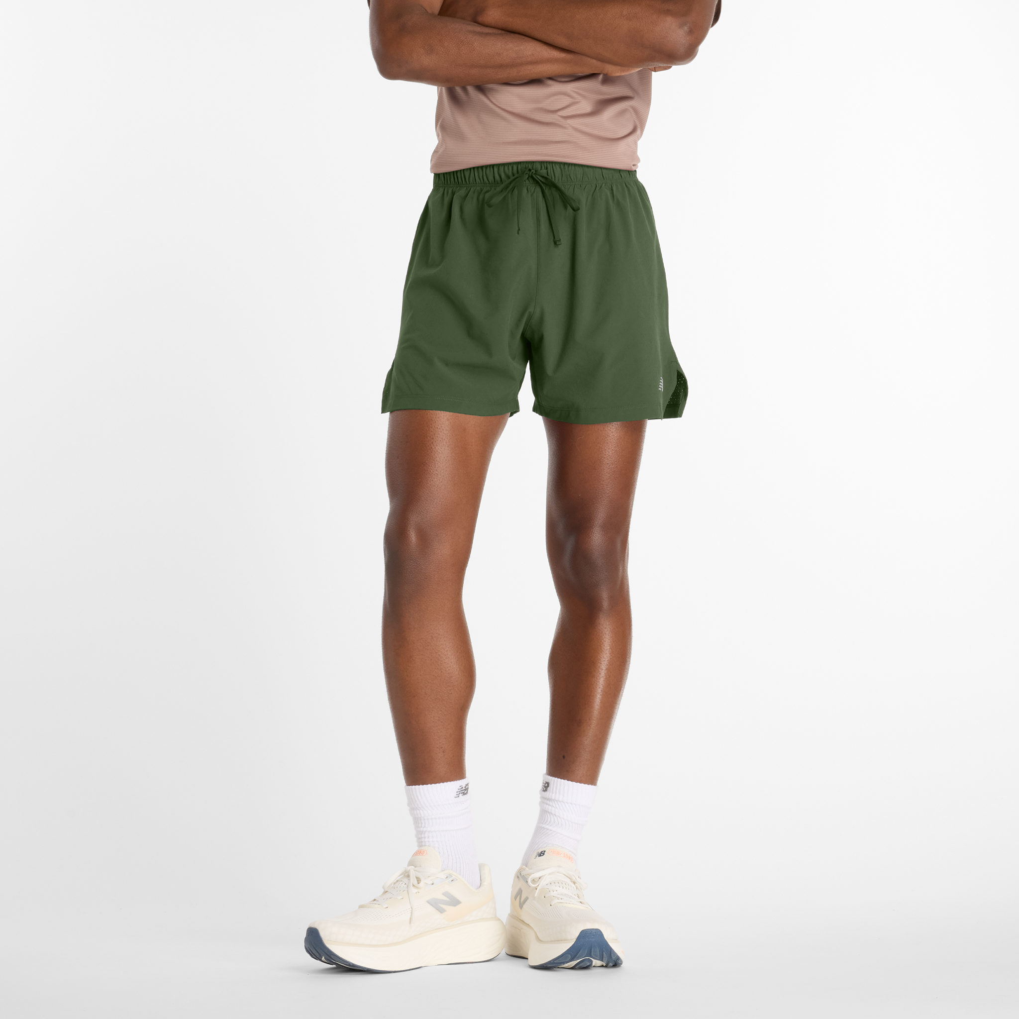 

Pánské šortky New Balance MS41286DAE – zelené