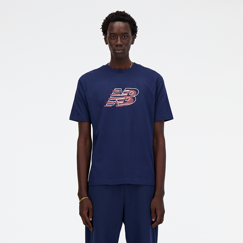 

Pánské tričko New Balance MT41526NNY – tmavomodrá