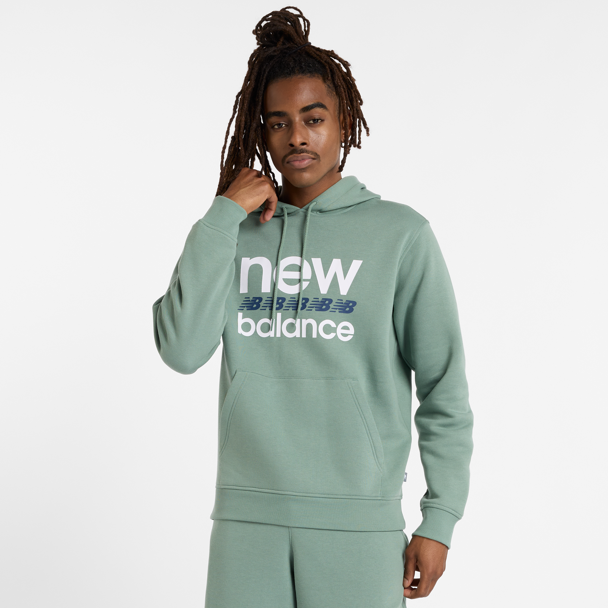 

Pánská mikina New Balance MT51941DKJ – zelené