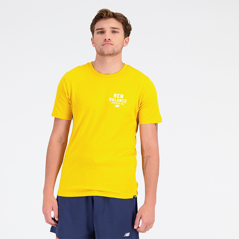 

Pánské tričko New Balance MT31909VGL – žluté