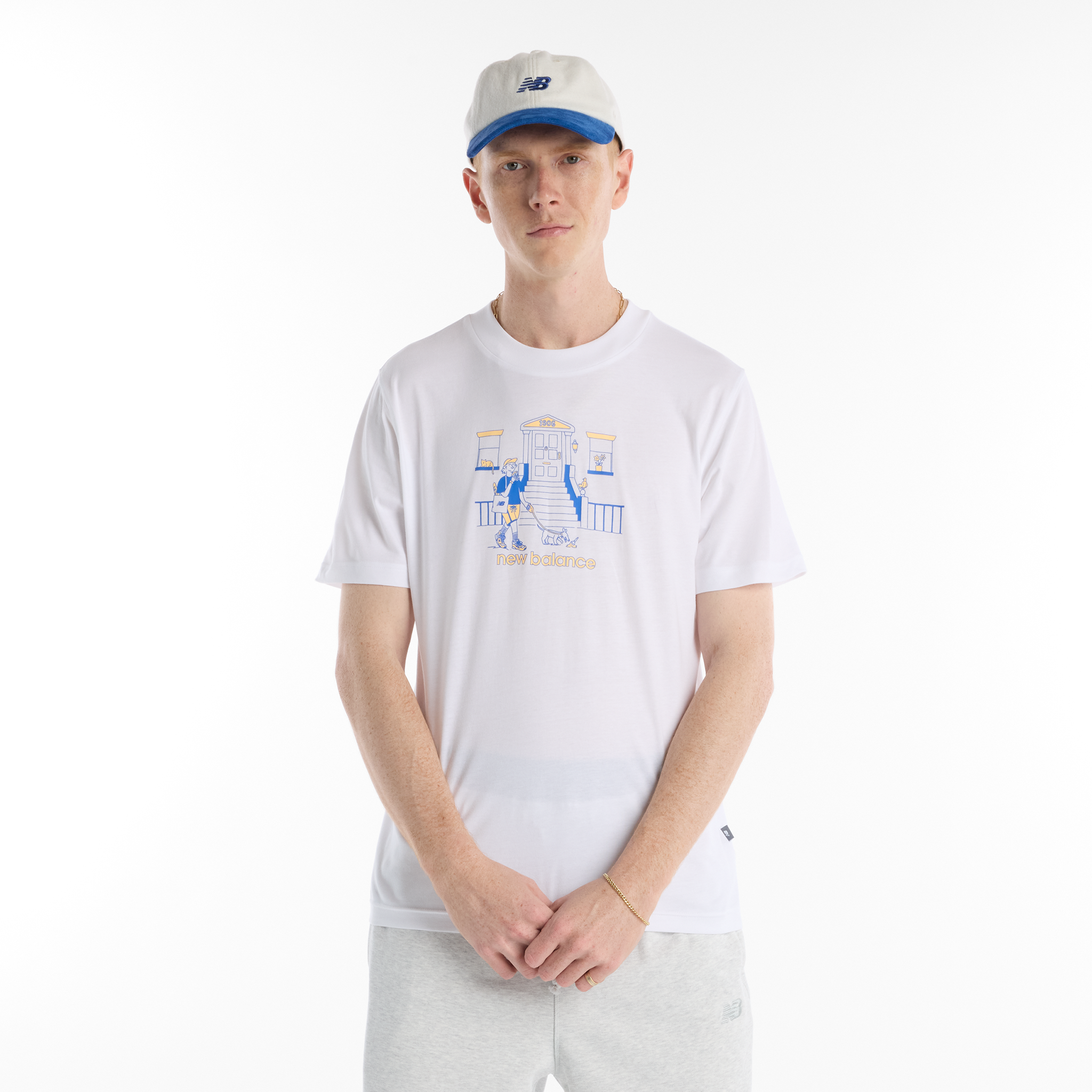 

Pánské tričko New Balance MT61Y0XJWT – bílé