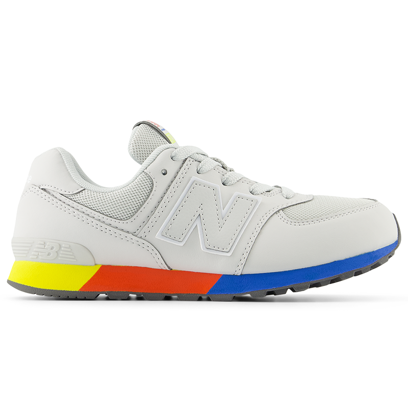 

Dětské boty New Balance GC574MSC – šedé