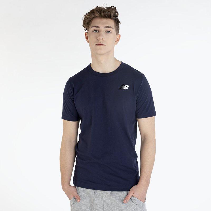 

Pánské tričko New Balance MT11985PGM – tmavomodrá