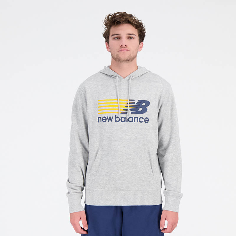 

Pánská mikina New Balance MT23902AGM – šedé