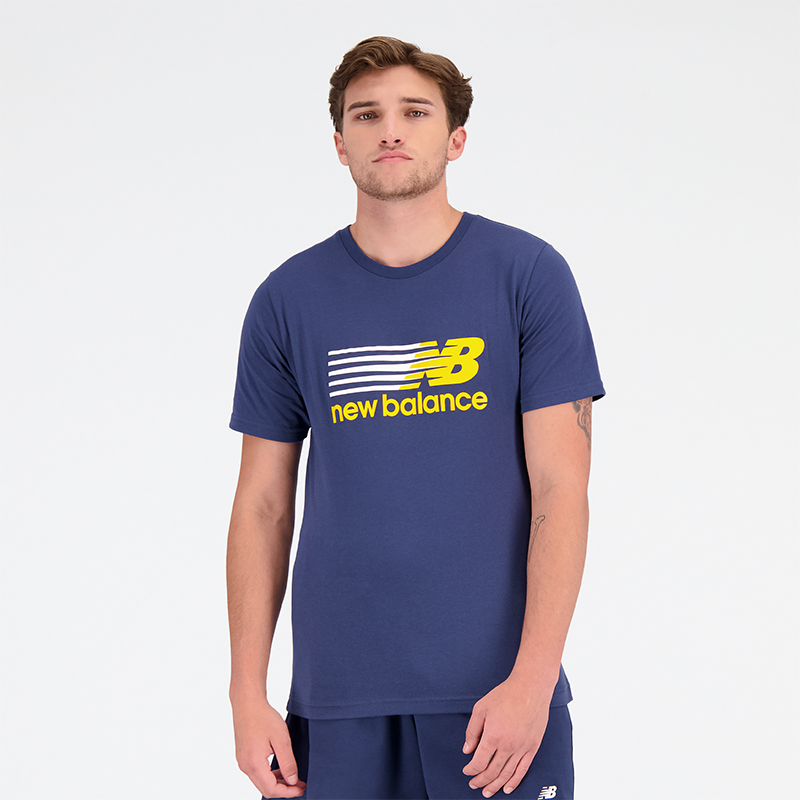 

Pánské tričko New Balance MT23904NNY – tmavomodrá