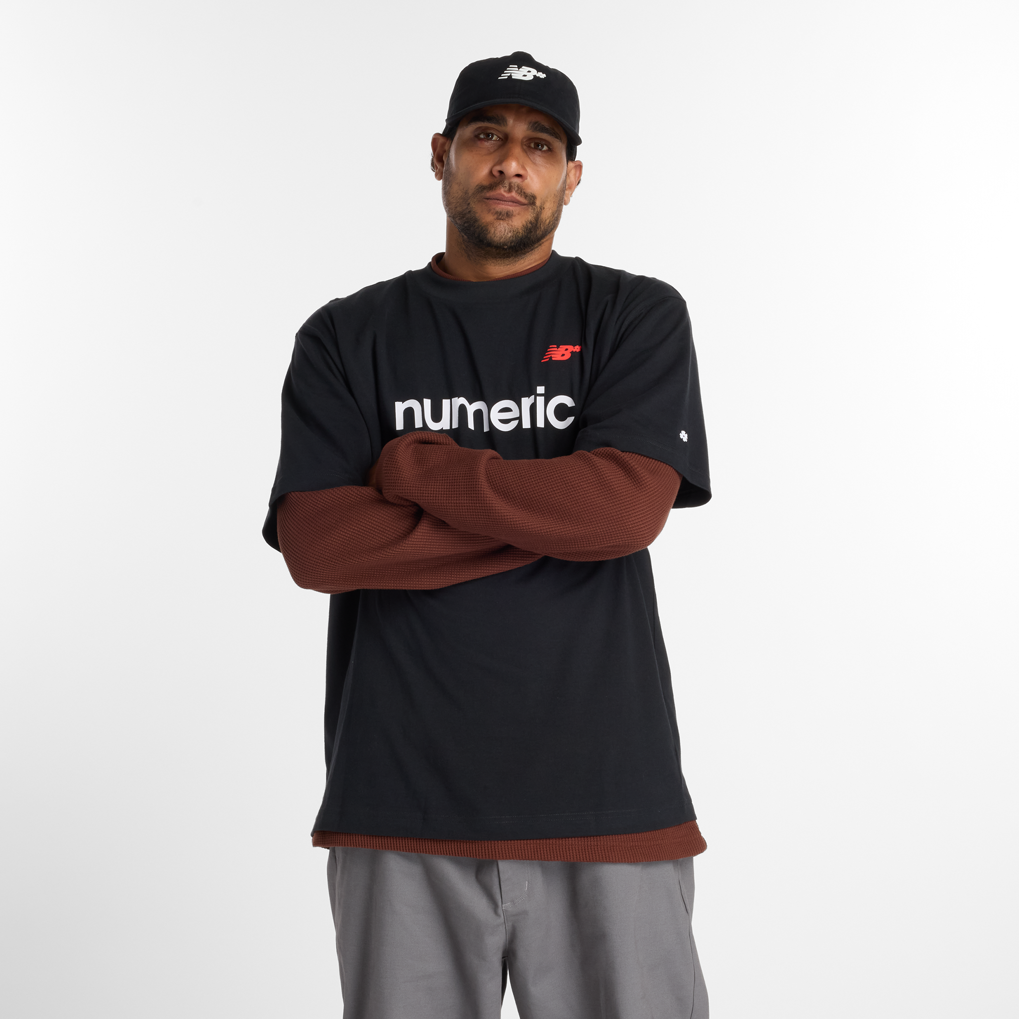 

Pánské tričko New Balance Numeric MT53704BK – černé
