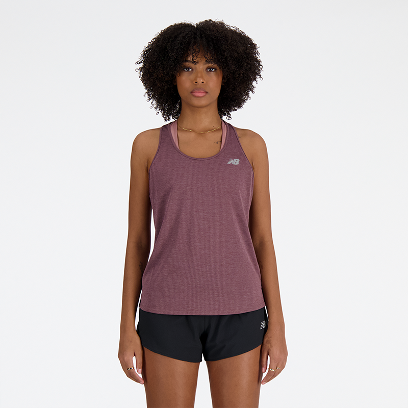 

Dámské tričko New Balance WT41250LRC – fialové