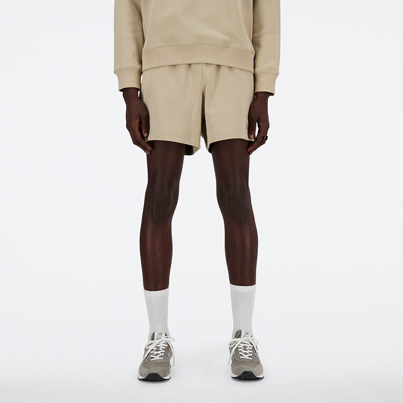 Levně Pánské šortky New Balance MS41511SOT – béžové