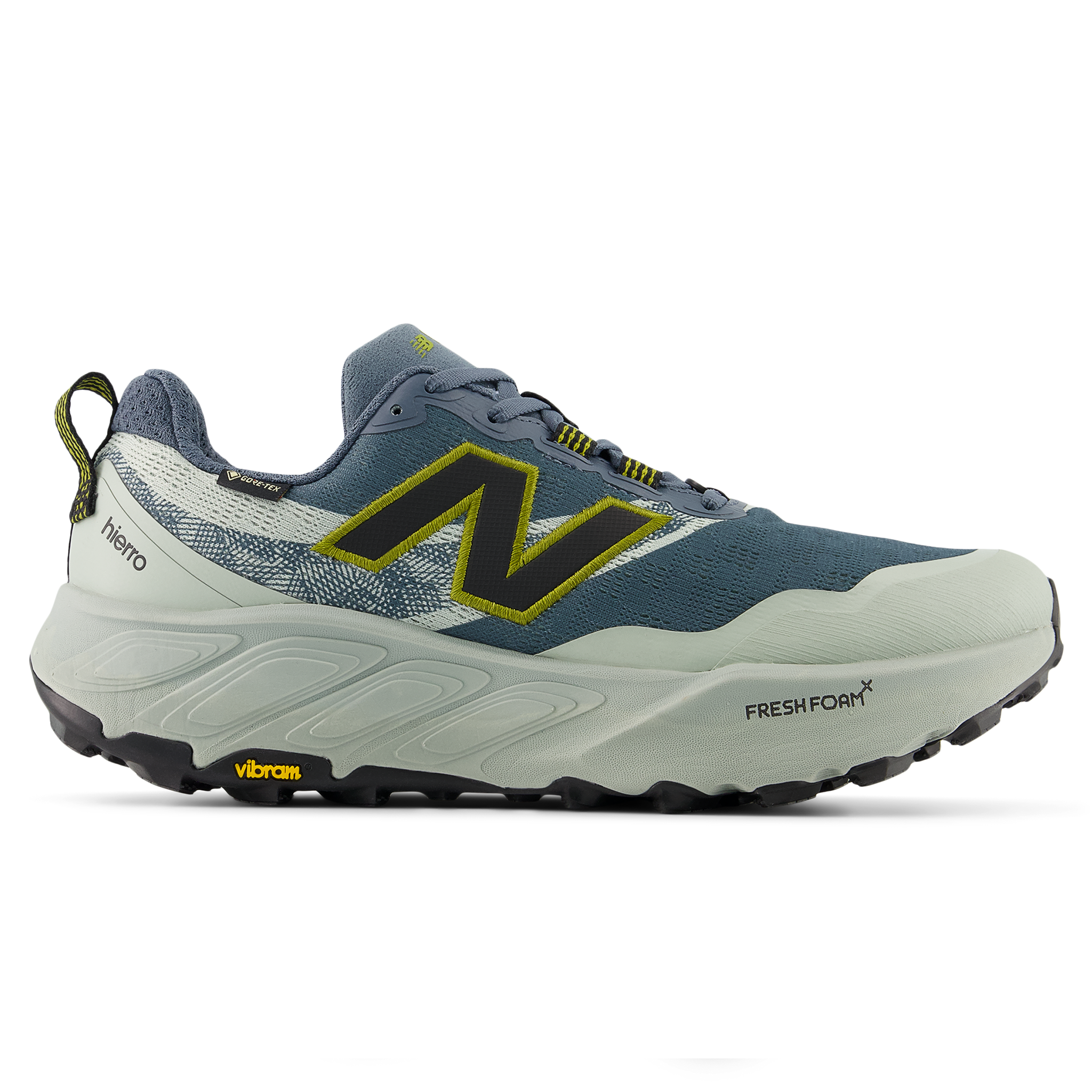 

Pánské boty New Balance Fresh Foam X Hierro v9 Gore-Tex MHIG1KM – modré