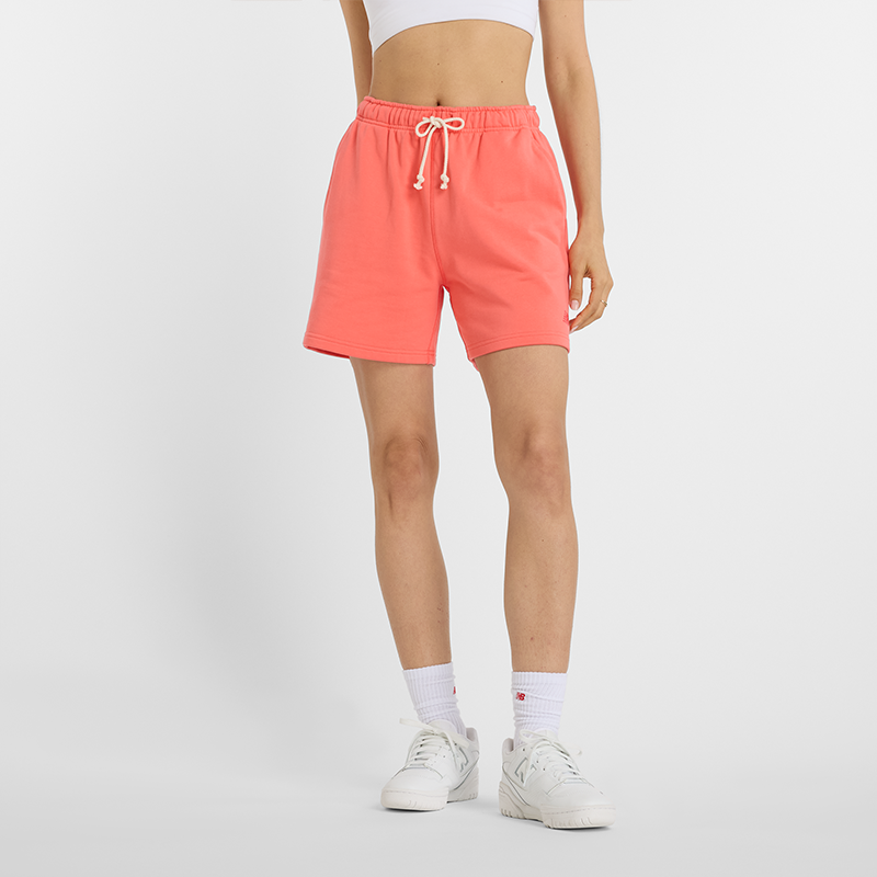 

Dámské šortky New Balance WS41508DTR – oranžová