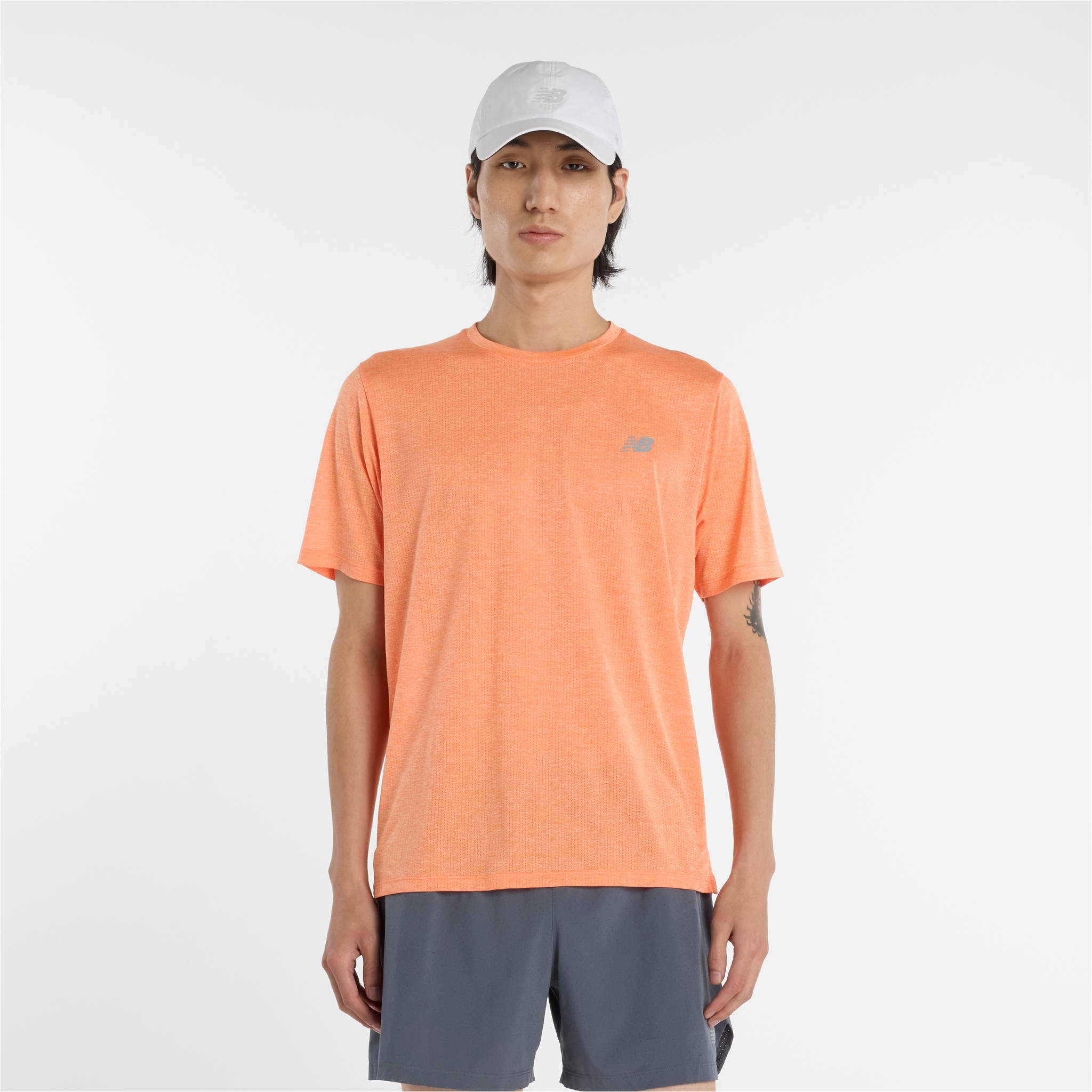 

Pánské tričko New Balance MT41253AAE – oranžová