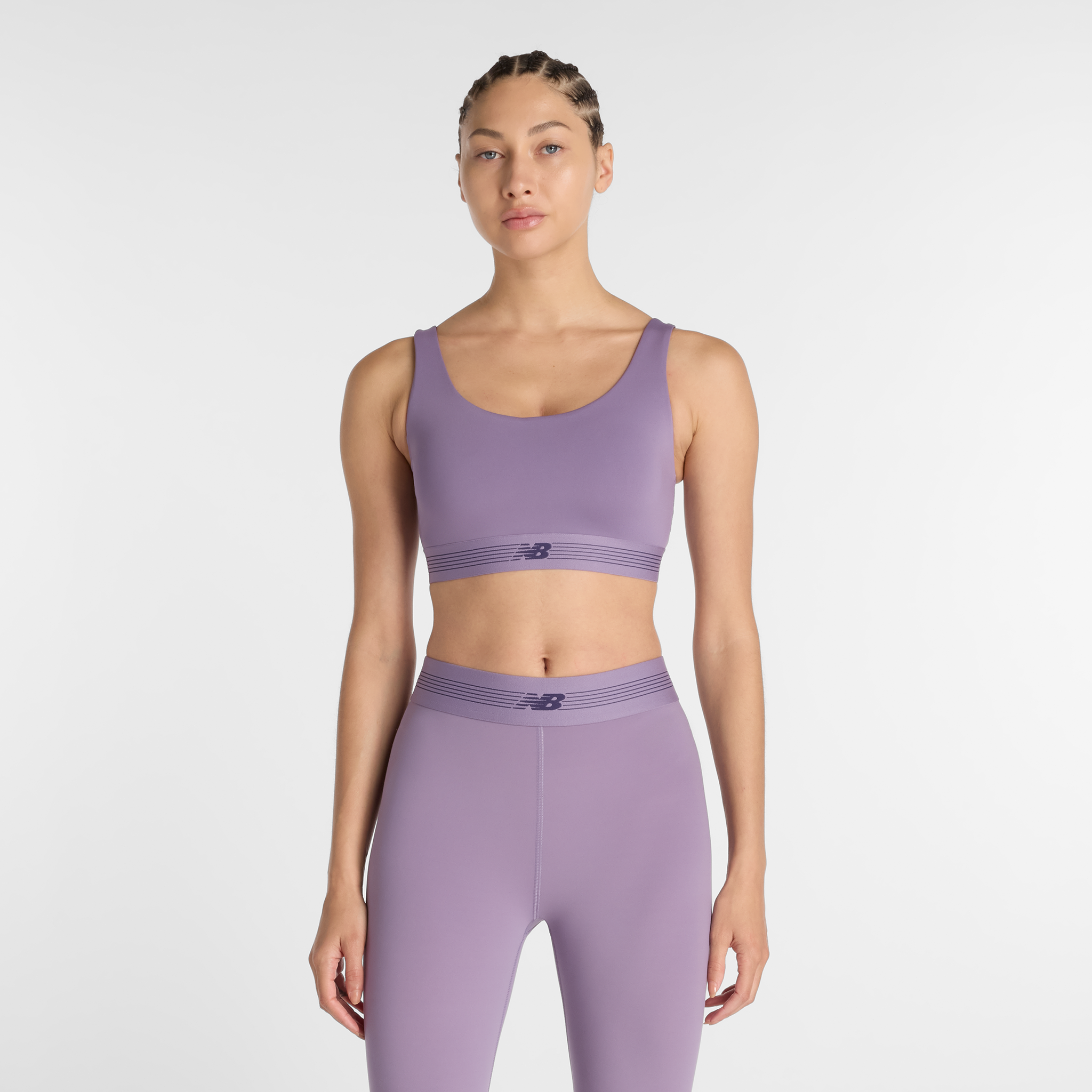 

Sportovní podprsenka New Balance WB61Q0QKAA5 – fialové