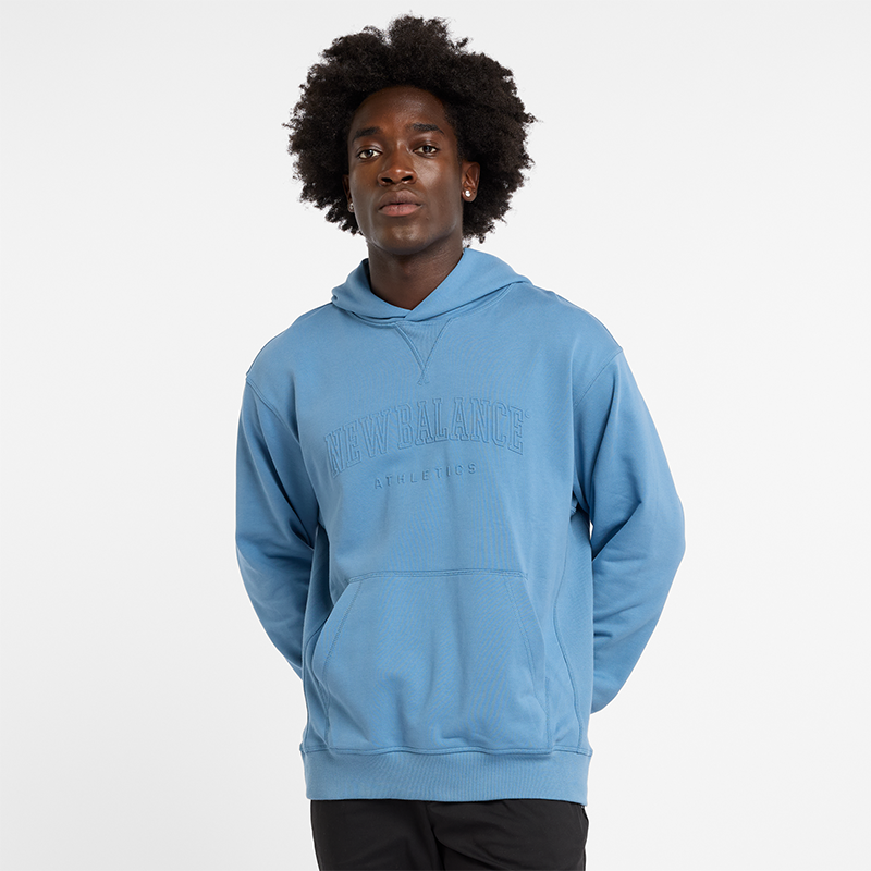 

Pánská mikina New Balance MT43500HEB – modré
