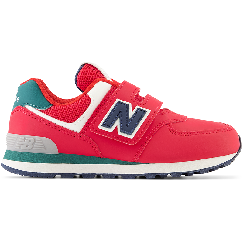 Levně Dětské boty New Balance PV574CU – červené