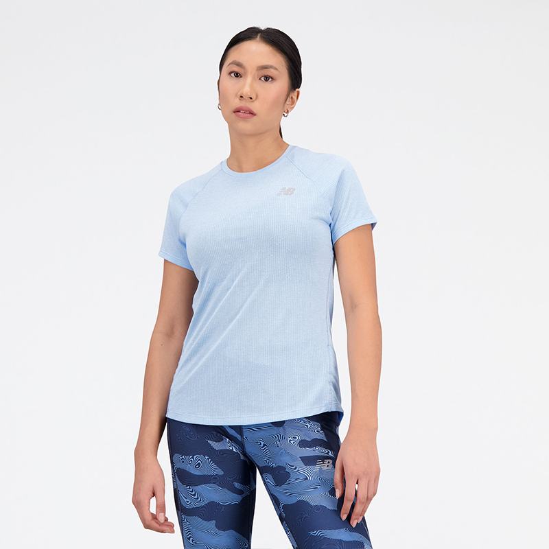 Levně Dámské tričko New Balance WT21262BZH – modré