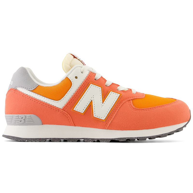 Levně Dětské boty New Balance GC574RCB – oranžová