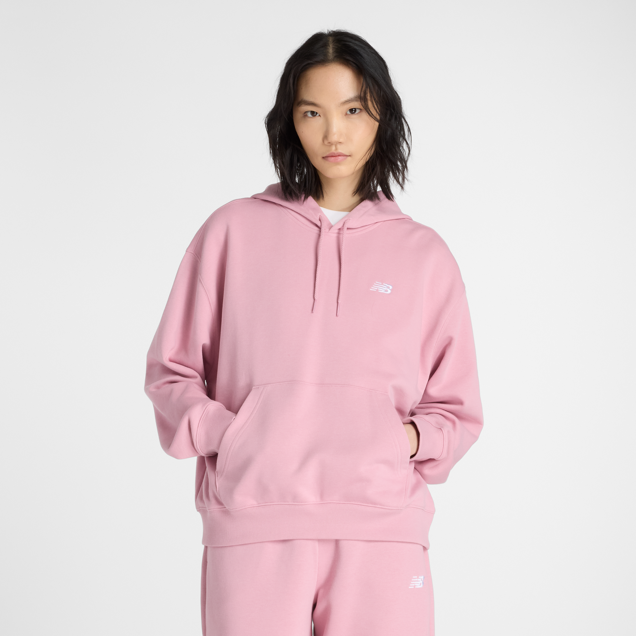 

Dámská mikina New Balance WT41507PTF – růžové