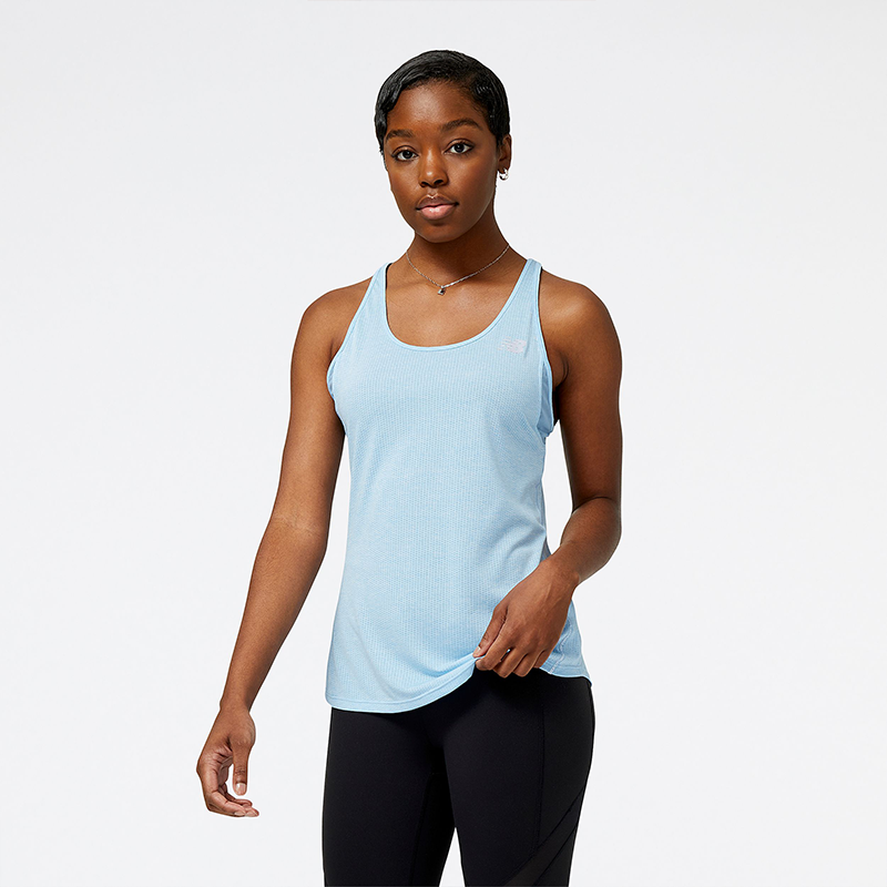 Levně Dámské tričko New Balance WT21260BZH – modré