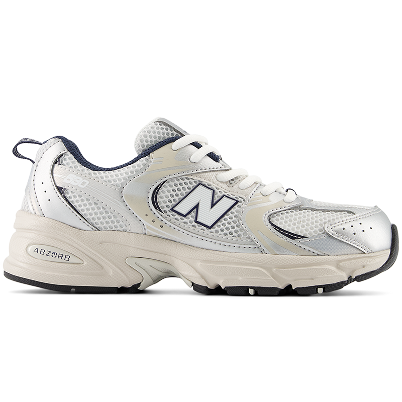 

Dětské boty New Balance GR530KA – bílé