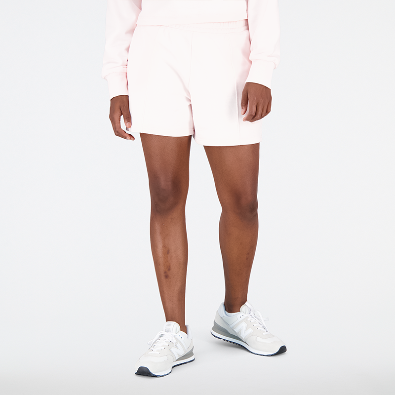 Levně Dámské šortky New Balance WS23552WAN – růžové