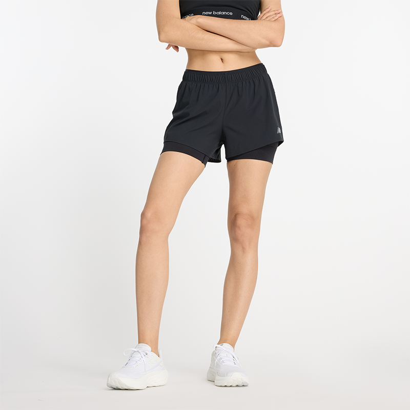 

Dámské šortky New Balance WS41287BK – černé