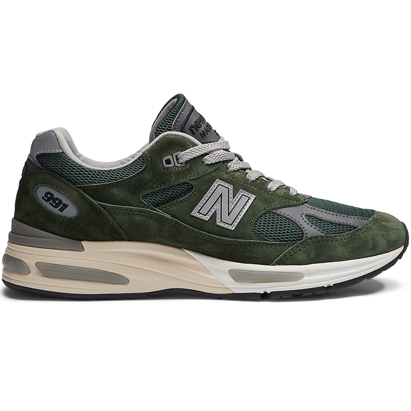 

Pánské boty New Balance U991GR2 – zelené