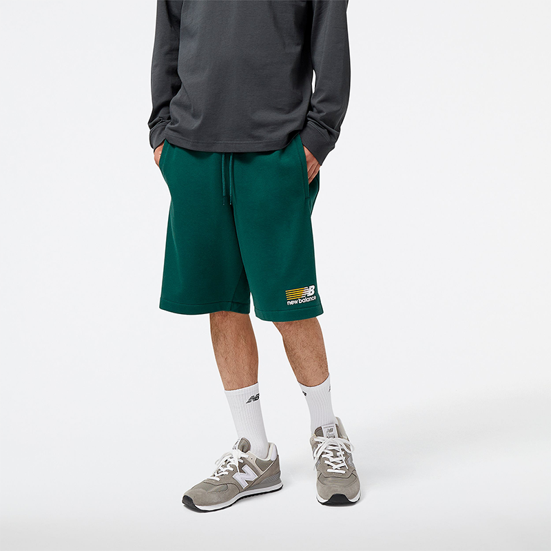 

Pánské šortky New Balance MS31908NWG – zelené