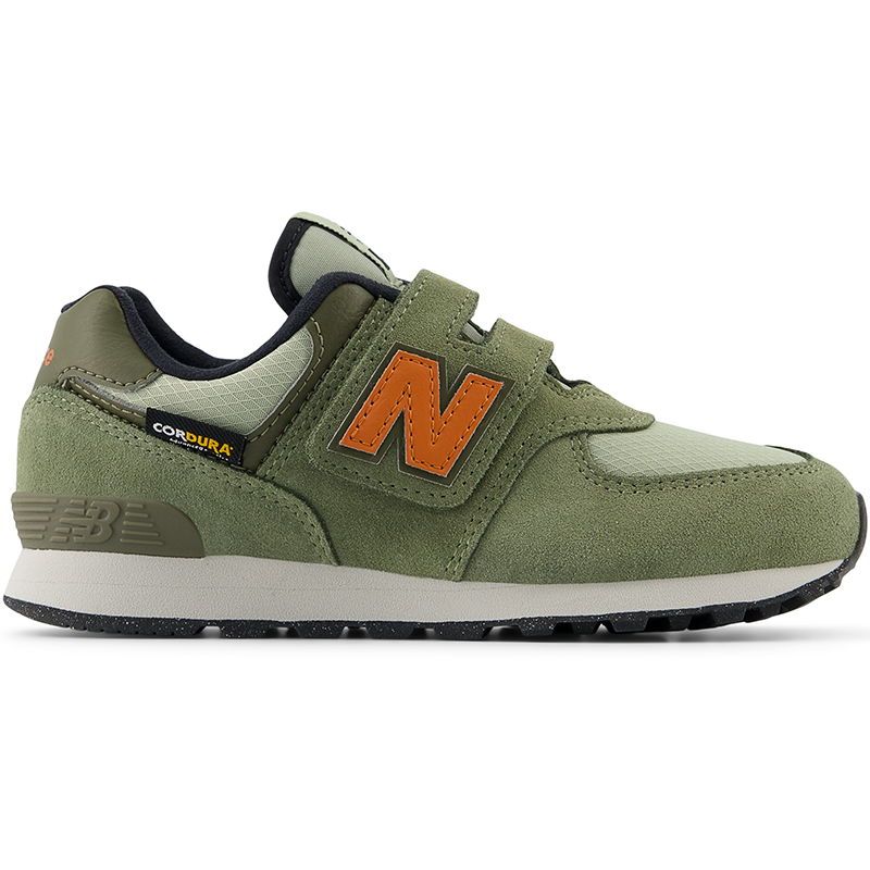 

Dětské boty New Balance PV574SOF – zelené