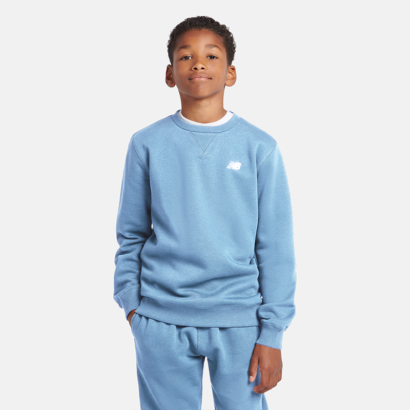 

Dětská mikina New Balance LAKB0002HEB – modré