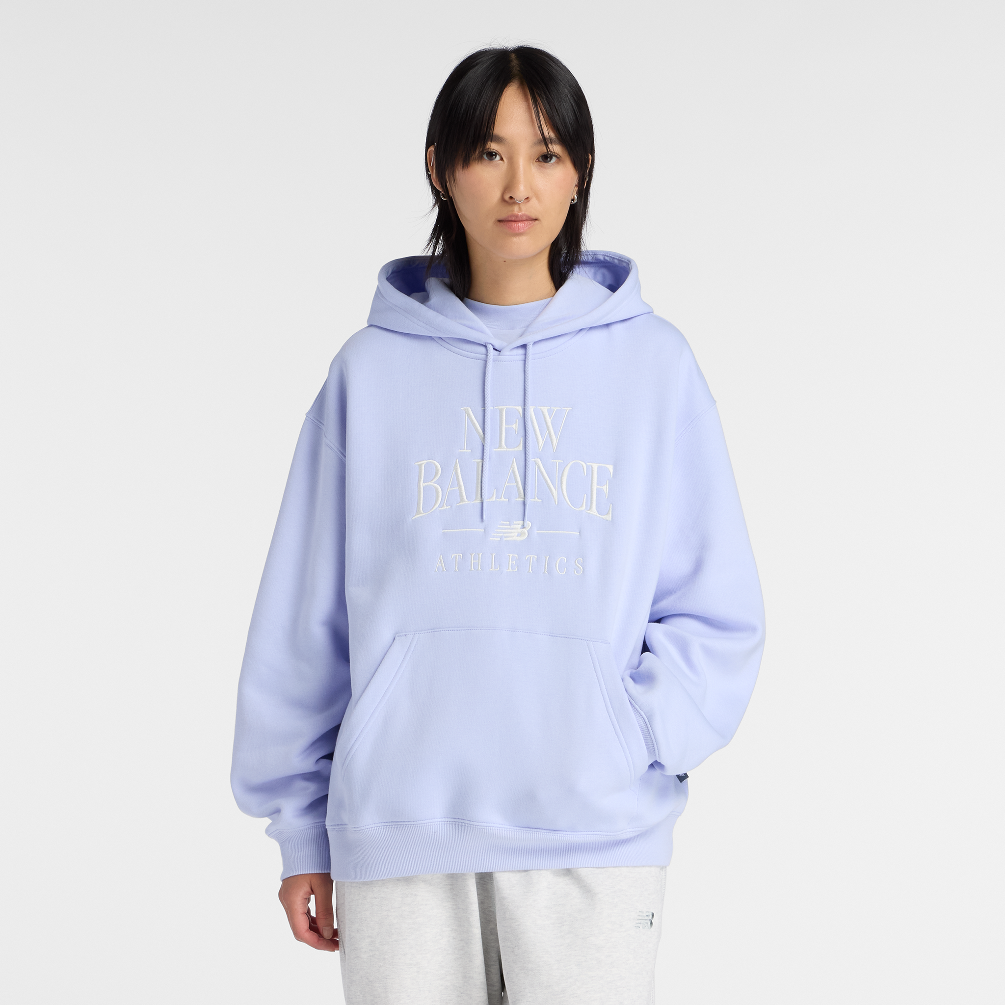 

Dámská mikina New Balance WT61U6QSDYK – fialové