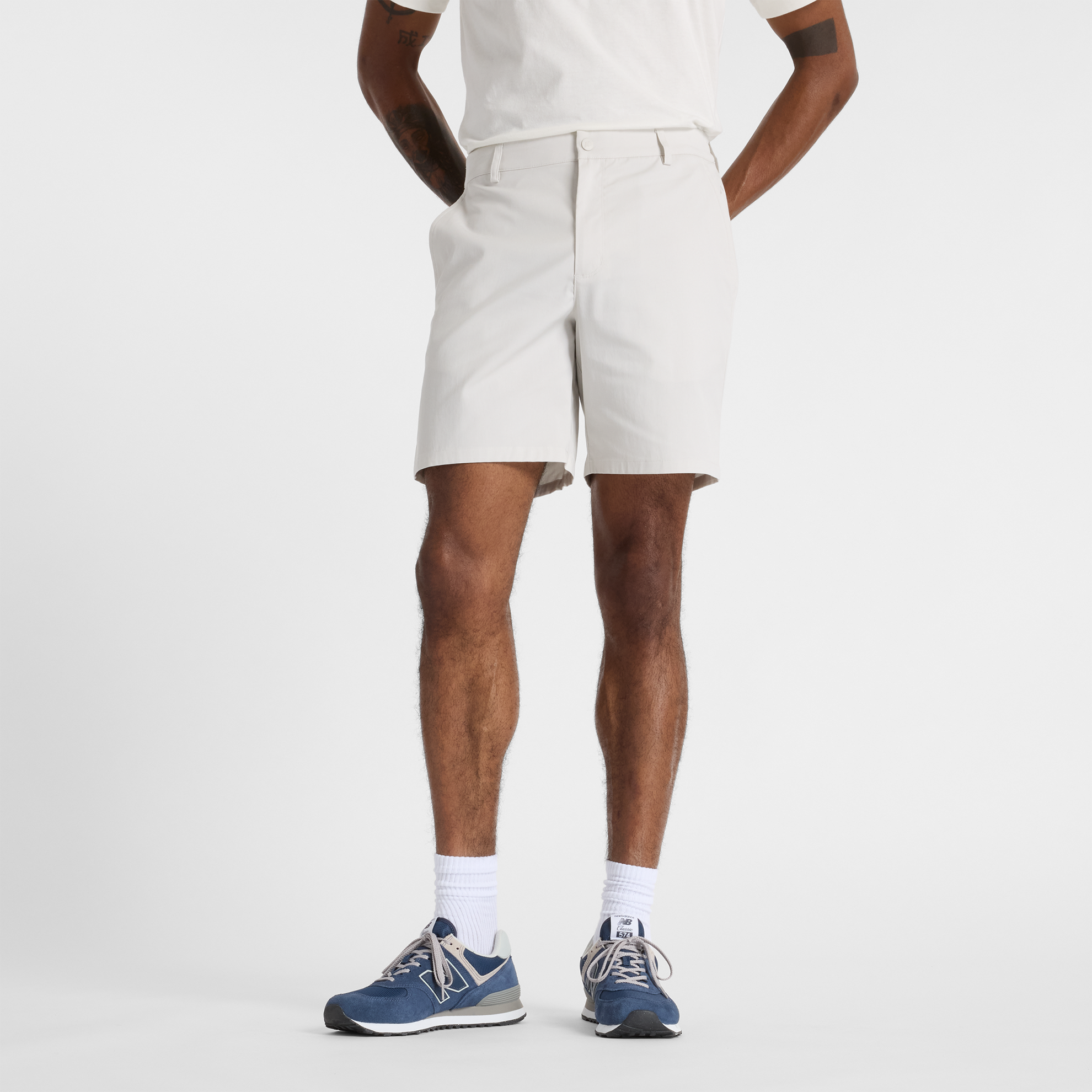 

Pánské šortky New Balance MS51583GYM – šedé
