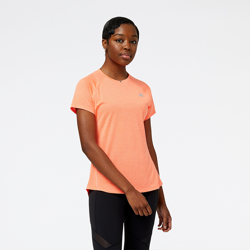 Levně Dámské tričko New Balance WT21262ODR – oranžová