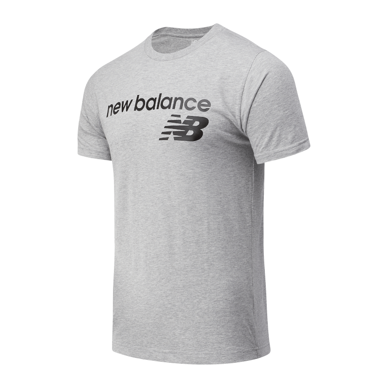 Levně Pánské tričko New Balance MT03905AG – šedé