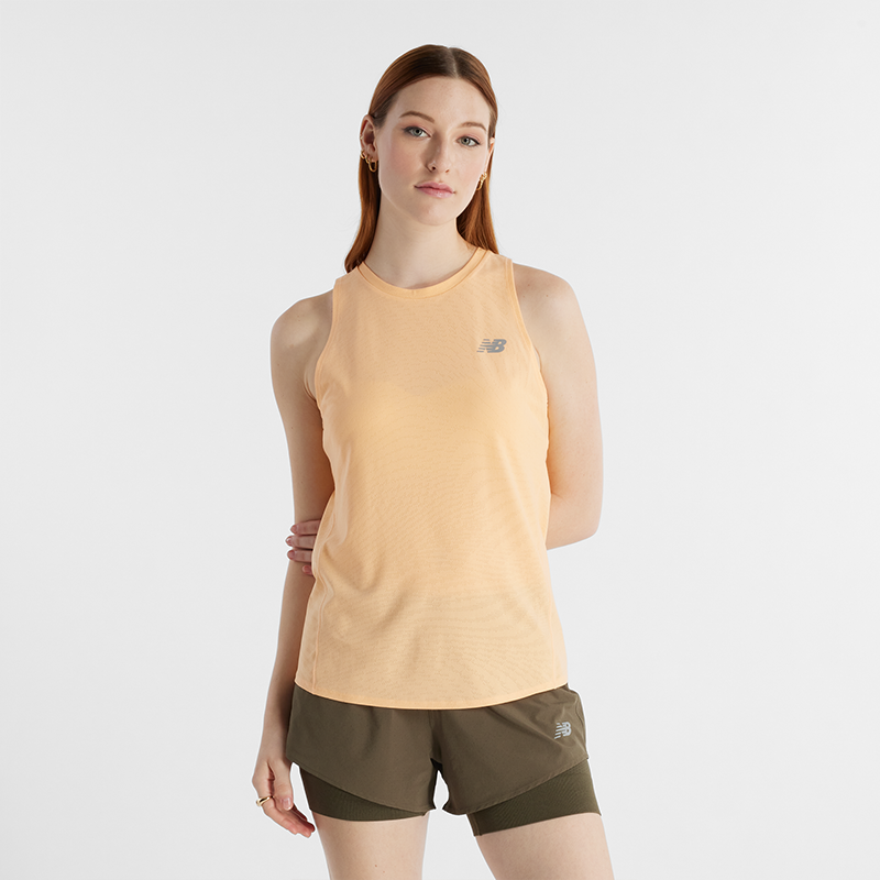 

Dámské tričko New Balance WT41280PAE – oranžová