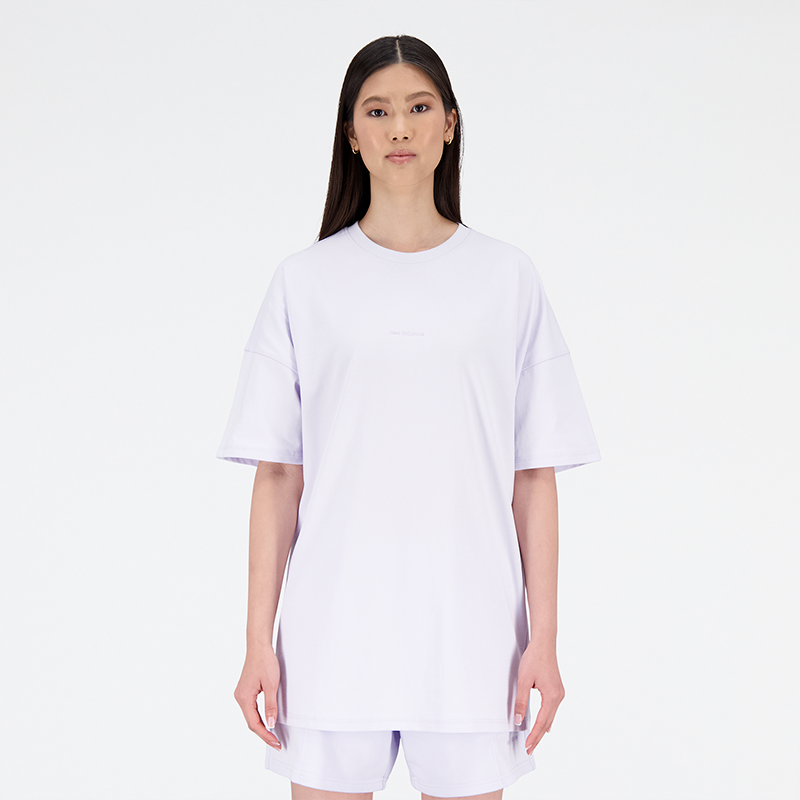 Levně Dámské tričko New Balance WT23556LIA – fialové