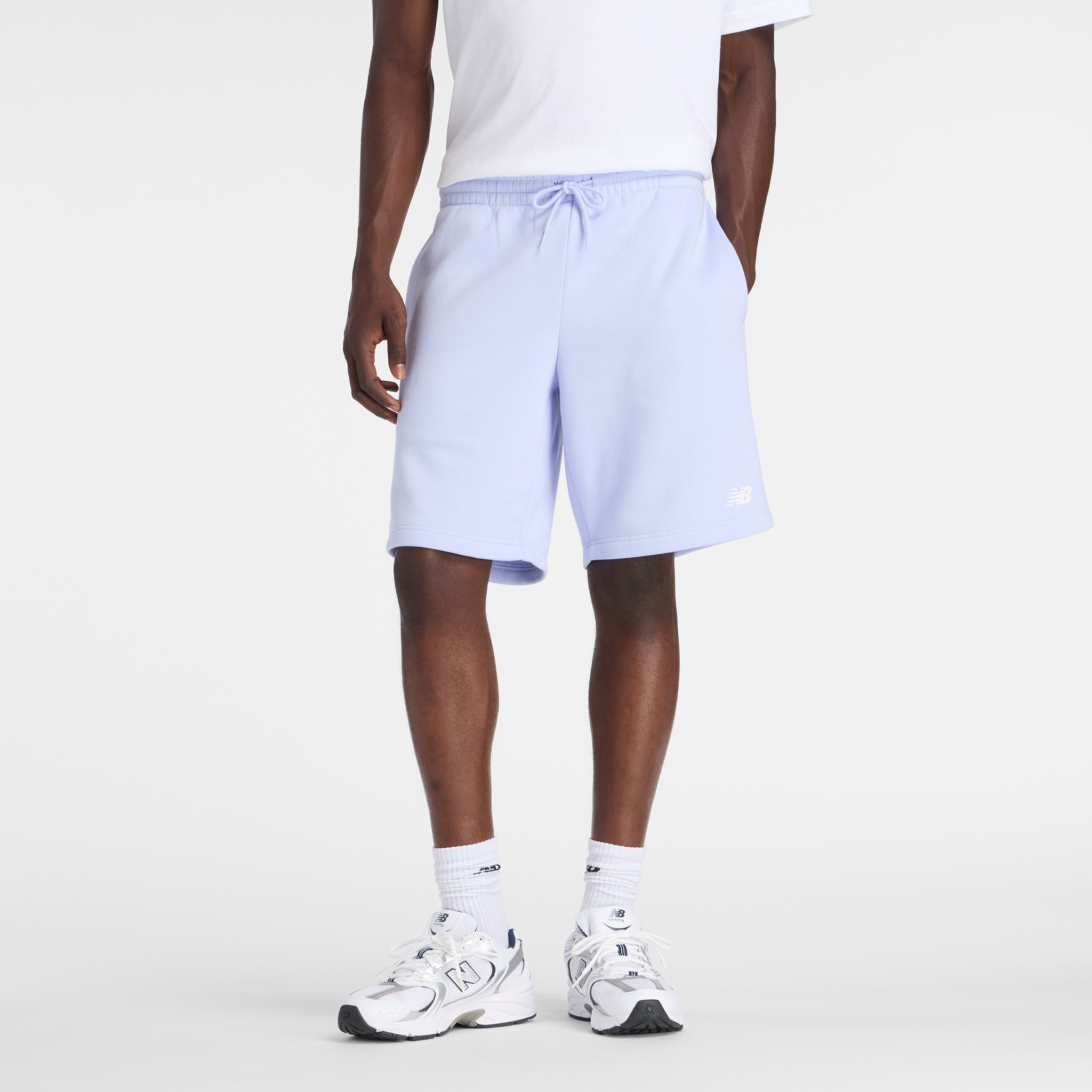 

Pánské šortky New Balance MS43903DYK – fialové