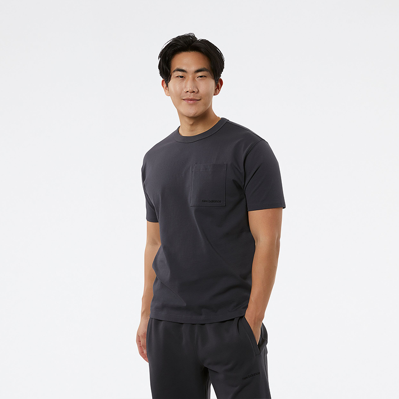 Levně Pánské tričko New Balance MT23567PHM – černé